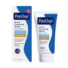 PanOxyl 10% Peróxido de Benzoíla, Tratamento para Acne, Limpador Facial, Máxima eficácia, Limpador diário para remoção d