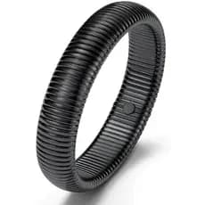 Pulseiras Estilo Chave Para Mulheres , Pulseira Elástica De Aço Inoxidável , Corrente Larga Flexível Dourada , Joias Tor