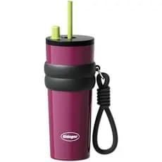 Copo De 24 Onças Com Canudo , Garrafa De Água Isolada De Aço Inoxidável , Caneca De Viagem , Frasco Fino Sem BPA , Portá