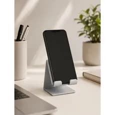 Suporte para Celular Ajustável de Mesa Premium | Base Universal para iPhone e Android | Compacto e Resistente