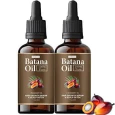 Óleo de Batana para Cabelo, Óleo Capilar com Alecrim para Crescimento Capilar - Óleo de Batana 100% Orgânico (2 unidades