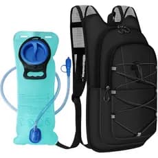 Mochila de Hidratação MIYCOO - Mochila Leve com Reservatório de Água de 2L, Colete de Hidratação para Corrida para Homen