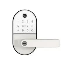 Fechadura Digital Eletrônica Yale Compact Biometria Senha Tag RFID Duplo Travamento 250 Usuarios