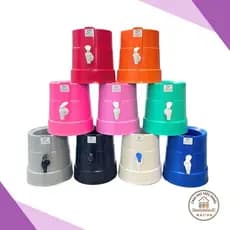 Suporte Para Água Mineral Plastico Base Para Galão Garrafão Preto Bombona