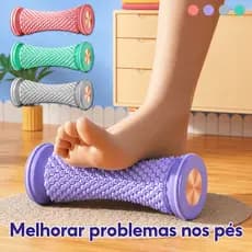1 ou 2 Peças - Massageador de Pés com Rolo e Bola de Fáscia Plantar, Massagem Manual para o Relaxamento Muscular