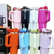 ThermoMania Com Alça (capacidade 1.2L, isolamento térmico, na moda, pode ser usado em diversas ocasiões)