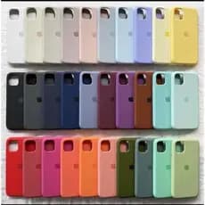 Capa De Silicone Apple Colorida Para IPhone