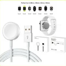 Carregador Relógio Magnético Indução USB Smartwatch Apple Watch Original Series 3 4 5 6 7