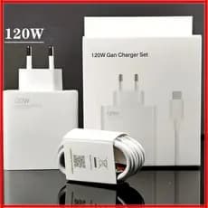 Carregador rápido de 67W 120W Mi com 6A USB C cabo 1M  Turbo Charge Turbo Power Cabo USB + Cabo Tipo C