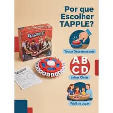 Jogo Stop Trava Letras Com Temporizador Para Familia e Amigos Relé de Palavras 24cm