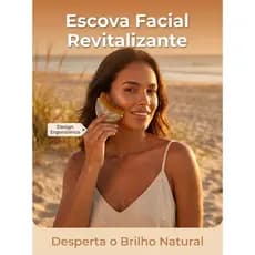 Escova Facial Para Drenagem Linfática Modeladora Gua Sha