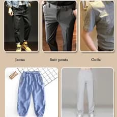 [Adesivo Invisível] Solução para bainha de calças sem costura com fita adesiva para bainha. Barra/Adesiva/Sem Costura