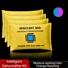 【Controle de Umidade】Saco de Umidade Reutilizável para Casa/Armários/Desumidificador Inteligente