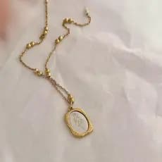 [Elegância Intemporal] Collar De Rosas De Lujo Ligero/Rosa/Colar Longo/Feminino