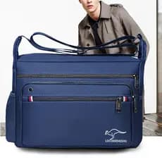 [Grande Capacidade] Bolsa de Ombro Masculina para Trabalho/Viagem/Leve e Moderna