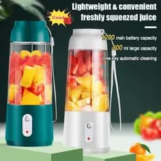 【Compacto e Versátil】Portable Electric Juicer Mini Juicer Home Fruit Juice Extractor Cup Wireless Charging Juicer/Extrat