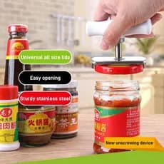 【Design Inovador】Abridor De Latas Giratório Inox Para Vidros Caseiro / Abridor de Latas/Utensílio de Cozinha