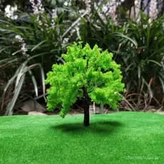 Materiais DIY para mini modelo de árvore de cena de edifício, modelo de base para cena de rua, modelo de micro paisagem