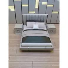 Shenbo Modelo Arquitetônico Artesanal para Exposição, Decoração de Cena de Mobiliário de Interiores DIY, Mini Cama Herme