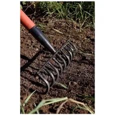 [Alta Qualidade] คราดพรวนดินทำจากเหล็กแมงกานีส 9 ฟัน ทุ่นแรง / Cultivador de Solo/Ferramenta Ergonômica/Jardinagem