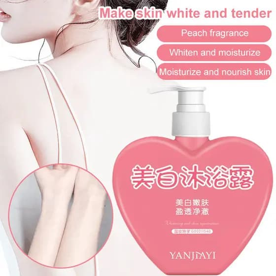 [Brilho Duradouro]【Pele Radiante】Gel De Banho Hidratante Clareador/Hidratação/Desodorante/Brilho/Suavidade