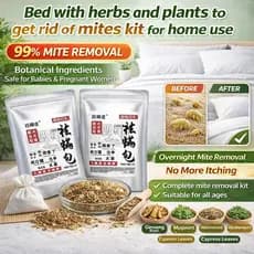 【Remoção de Ácaros】kit De Ácaros Domésticos Com Plantas À Base De Ervas Para Remover/Ácaros/Plantas Naturais