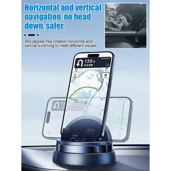 [Rotação 360°] Suporte Giratório Antiderrapante Para Carro Acessórios Suporte/Celular/Automóvel