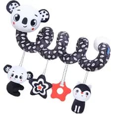 Brinquedo sensorial suspenso para berço, adequado para bebês de 0 a 12 meses, brinquedo de pelúcia macio, brinquedo espi