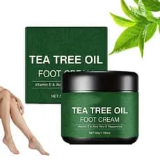 Máscara para os Pés com Óleo de Tea Tree, Aloe para Hidratação Intensiva, Vitamina E para Reparação de Rachaduras, Pomad