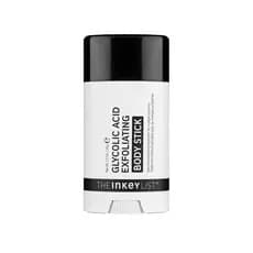 INKEY List Barra Esfoliante Corporal com Ácido Glicólico 45g, oferece uma solução eficaz para peles problemáticas, esfol