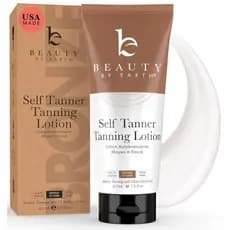 Loção Autobronzeadora Beauty by Earth - Fabricada nos EUA, esta loção hidratante para autobronzeamento é feita com ingre
