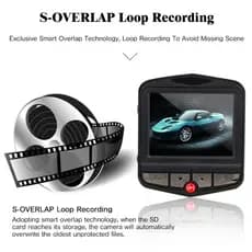[1080p Alta Definição] Mini car driving recorder with dual lens HD front and rear/Câmera Veicular/Gravador de Condução