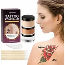 Corretivo para Tatuagens à Prova d'Água 40g, Novo Corretivo para Tatuagens 2026, Corretivo de Efeito Completo, Corretivo
