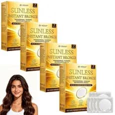 Hiskin Sunless Natural Glow Tanning Microdarts Patch, Hiskin Sun Free Glow Tanning Patches, Get A Bronzed Complexion Qui