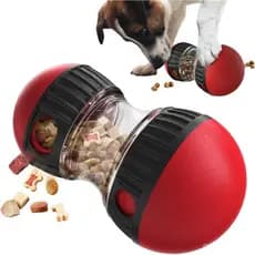Brinquedo de Quebra-Cabeça para Cães BSISUERM, Dispensador de Comida Ajustável, Comedouro Lento, Bola de Brinquedo para