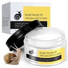 Creme Sérum Reparador com 92% de Mucina de Caracol - Hidratante Facial Anti-Idade, Firmador, Redutor de Rugas, Reparação