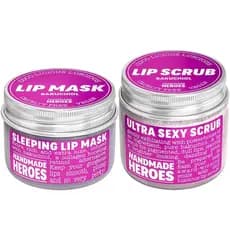 Conjunto de Cuidados Labiais com Bakuchiol - Esfoliante Labial e Máscara Labial com Bakuchiol