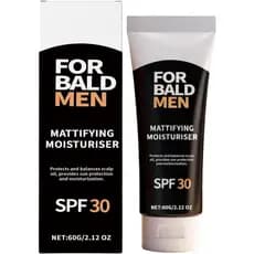 Hidratante Diário para Couro Cabeludo - Hidratante para Cabeça Careca com Proteção Matte | Protetor Solar SPF30 com Fórm