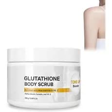 flairBodyScrub&ToneUpBooster, Sabonete Esfoliante Iluminador para o Corpo para uma Aparência Radiante, Esfoliante Corpor