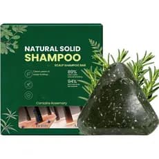 Sabonete Coreano para Crescimento Capilar, Barra Capilar Coreana, Barra de Shampoo Anti-Queda com Alecrim para Crescimen