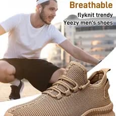 [Design Versátil] Tênis masculino de verão com tecido de malha e sola plana Esporte/Leveza/Confortável