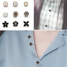 [Estilo Elegante] [Korean Chic Style] Broche Coreano Para Roupas/Cachecóis/Blusas/Acessórios Femininos
