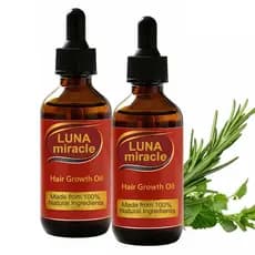 Óleo para Crescimento Capilar LunaMiracle, Sérum para Crescimento Capilar, Óleo Essencial para Densidade Capilar, Óleo F