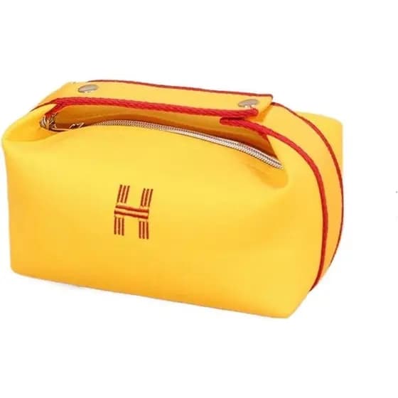 Bolsa de Maquiagem Simples Impermeável de Lona, Nécessaire de Maquiagem para Mulheres, Organizador de Maquiagem, Bolsa d