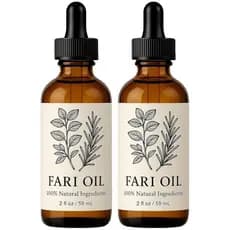 Óleo Capilar Fari Oil para Crescimento Capilar, Óleos Capilares Orgânicos Holísticos com Infusão de Ervas Botânicas para