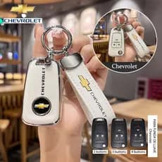 Capa de Chave de Carro Chevrolet Onyx/Cruze/Cobalt/S10/Montana/Spin/Tracker Chaveiro TPU 8524