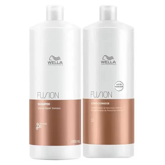 Kit Wella Fusion Intense Repair Shampoo e Condicionador 1 L