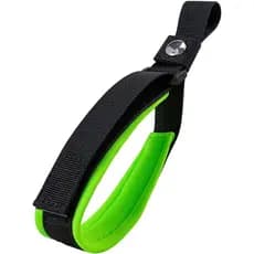 Alça de pulso para passeios com cães, trela ajustável para uma fixação segura durante a caminhada, design preto, acolcho