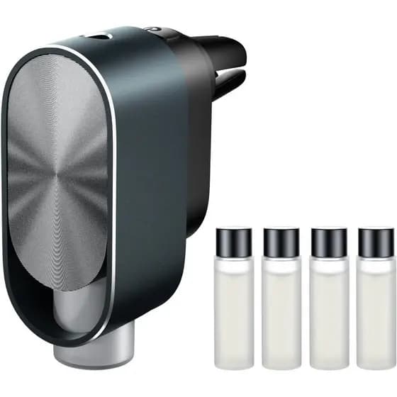 Difusor de Aromas Inteligente para Carro - Difusor Recarregável com 3 Modos, Difusor de Aromas Ultrassônico com 4 Óleos