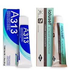 Dupla de Mais Vendidos: Pomada de Vitamina A A313 + Creme Antirrugas de Ácido Hialurônico Ialuset